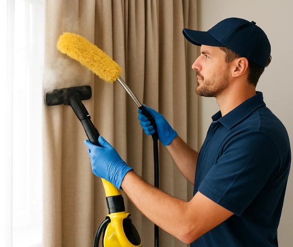 Trusted blind cleaning technician Matty Curtain Cleaning oak-park-vic QLD