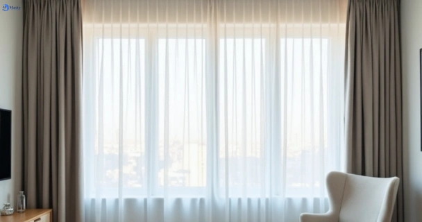 Freshly steam cleaned curtains in oak-park-vic QLD